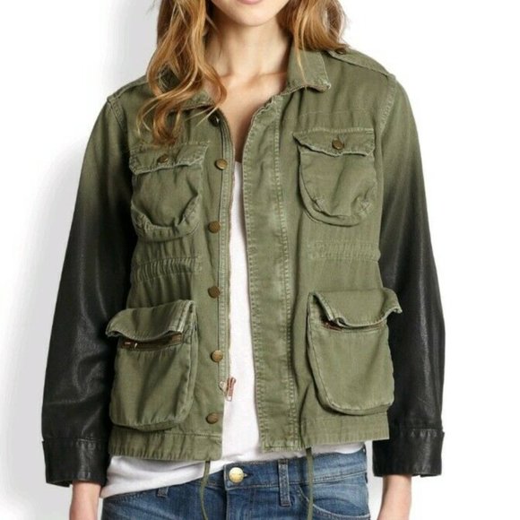 Current/Elliott Jackets & Blazers - Current/Elliott ‘The Lone Soldier' Ombré Jacket